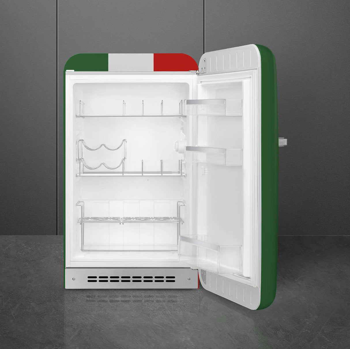 Smeg 135L 50's Retro Refrigerator Italian Flag FAB10HRDIT6 | Greater Sydney Only
