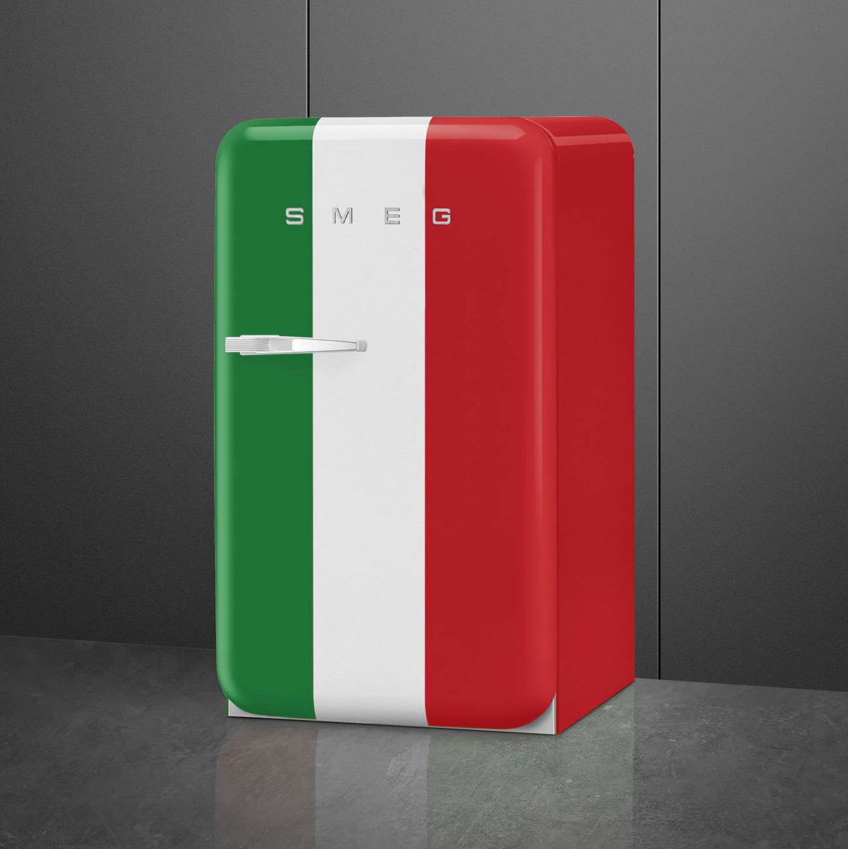 Smeg 135L 50's Retro Refrigerator Italian Flag FAB10HRDIT6 | Greater Sydney Only
