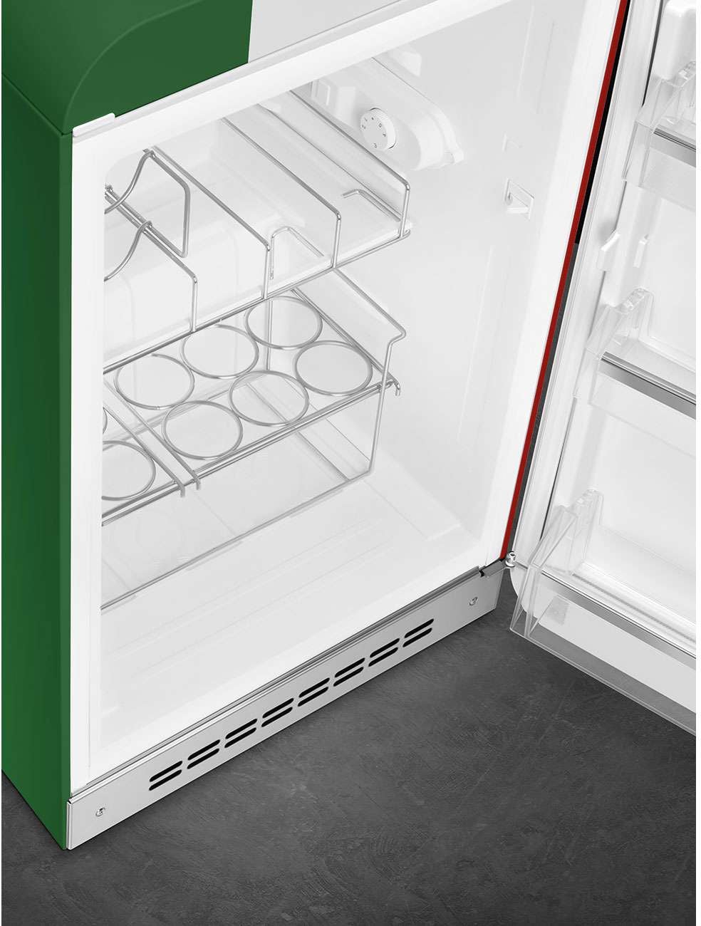Smeg 135L 50's Retro Refrigerator Italian Flag FAB10HRDIT6 | Greater Sydney Only
