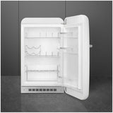 Smeg 135L FAB 50's Retro Style Bar Fridge White FAB10HRWH5