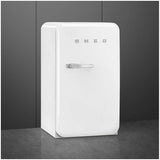 Smeg 135L FAB 50's Retro Style Bar Fridge White FAB10HRWH5