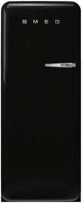Smeg 270L FAB 50's Retro Refrigerator Black FAB28LBL5AU | Greater Sydney Only