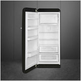 Smeg 270L FAB 50's Retro Refrigerator Black FAB28LBL5AU | Greater Sydney Only