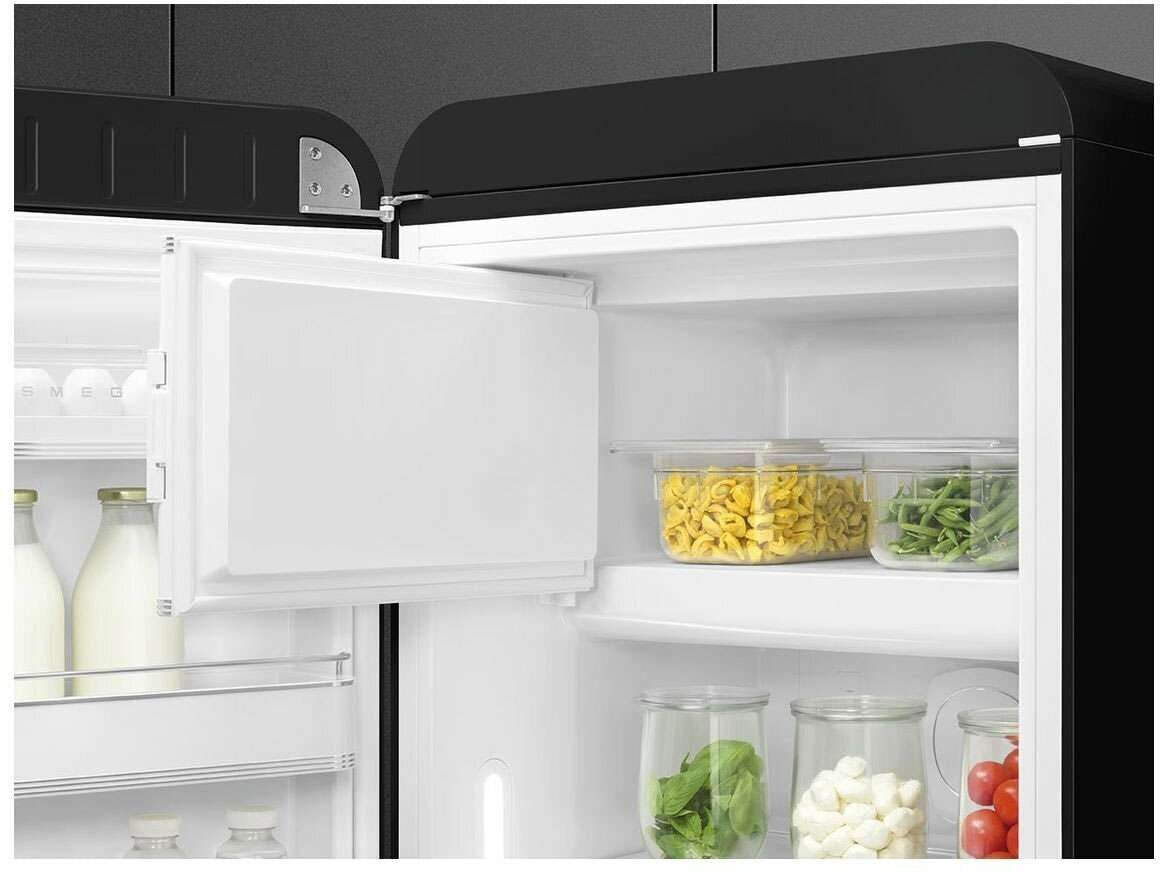 Smeg 270L FAB 50's Retro Refrigerator Black FAB28LBL5AU | Greater Sydney Only