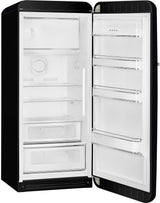 Smeg 270L 50's Retro Refrigerator Black FAB28RDBLM5 | Greater Sydney Only