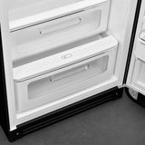 Smeg 270L 50's Retro Refrigerator Black FAB28RDBLM5 | Greater Sydney Only