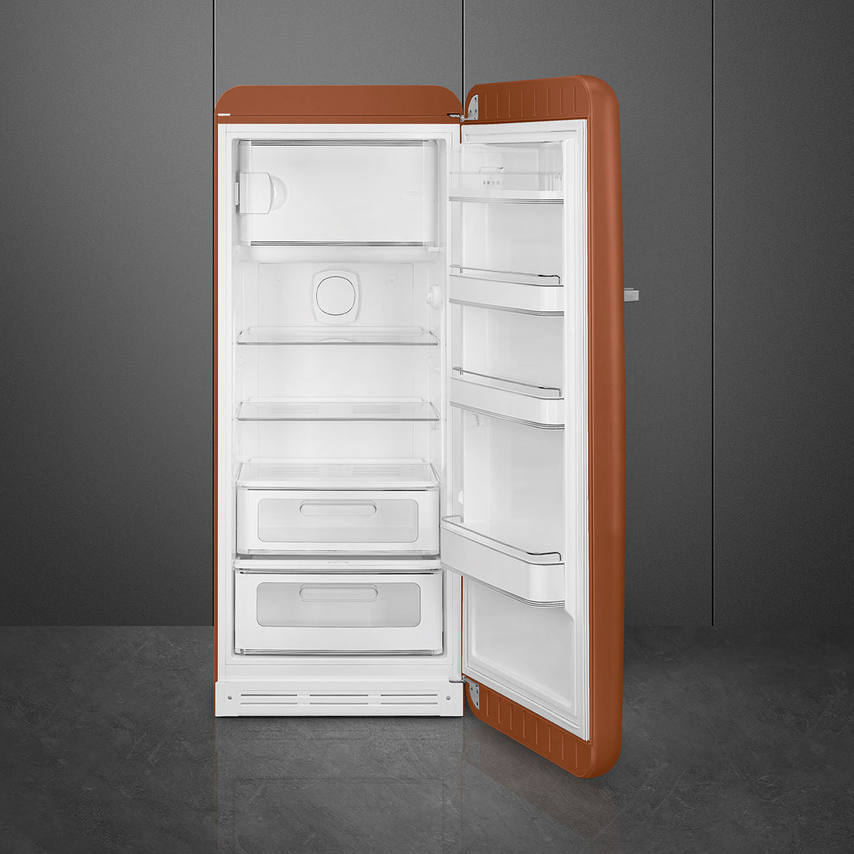 Smeg 270L 50's Retro Refrigerator Rust FAB28RDRU5 | Greater Sydney Only