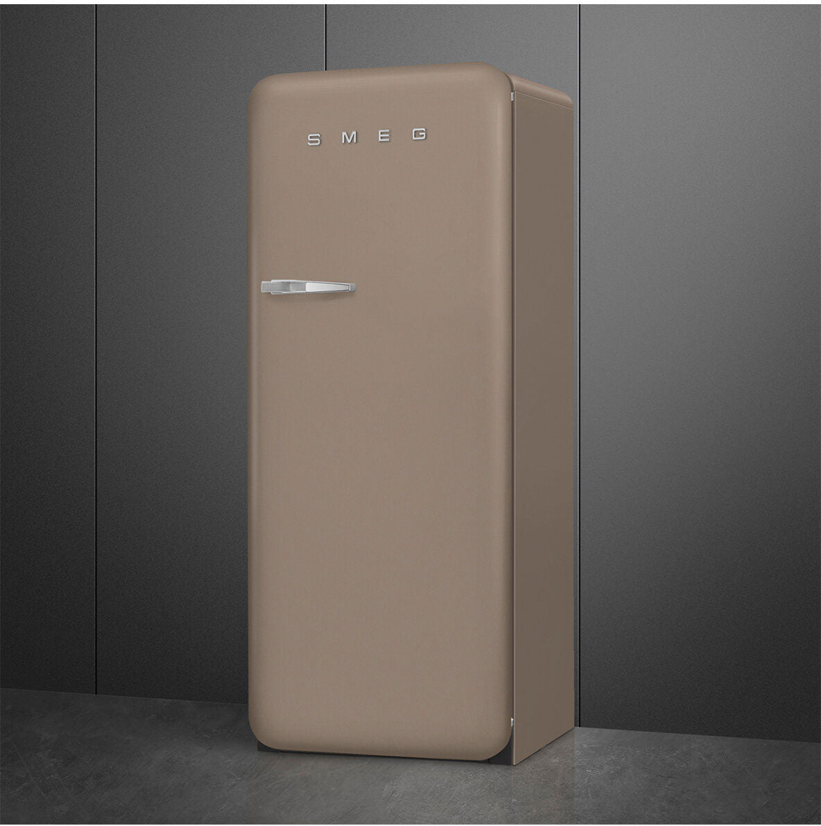 Smeg 270L 50's Retro Refrigerator Taupe FAB28RDTP5 | Greater Sydney Only