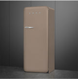 Smeg 270L 50's Retro Refrigerator Taupe FAB28RDTP5 | Greater Sydney Only
