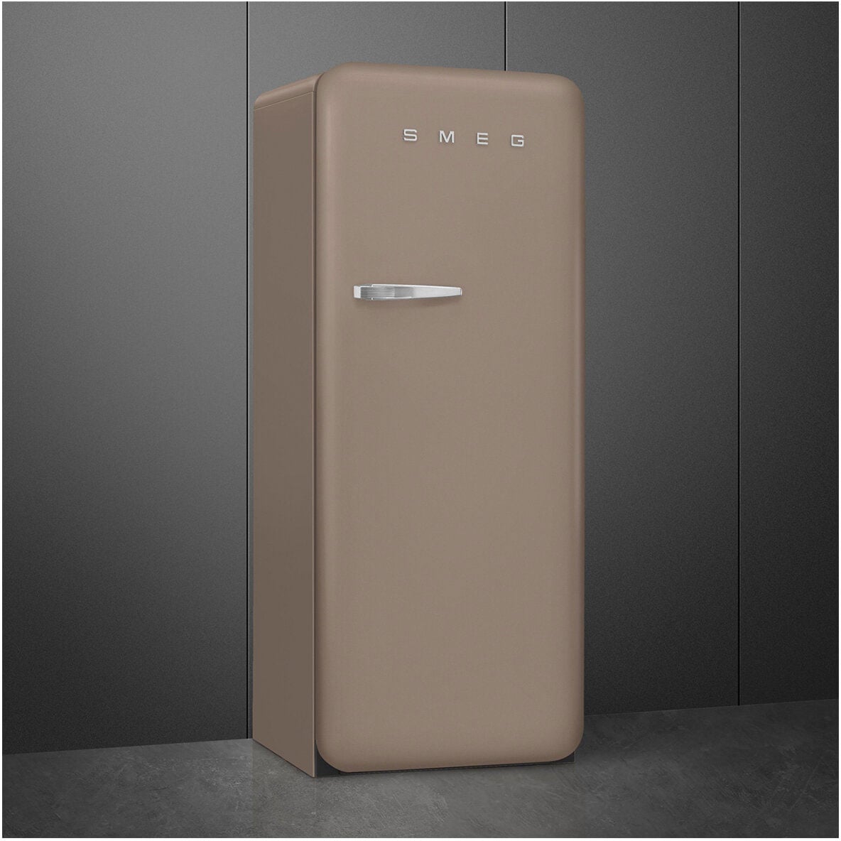 Smeg 270L 50's Retro Refrigerator Taupe FAB28RDTP5 | Greater Sydney Only