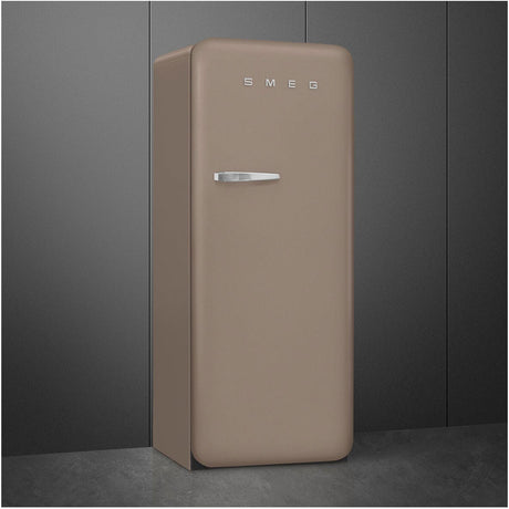 Smeg 270L 50's Retro Refrigerator Taupe FAB28RDTP5 | Greater Sydney Only