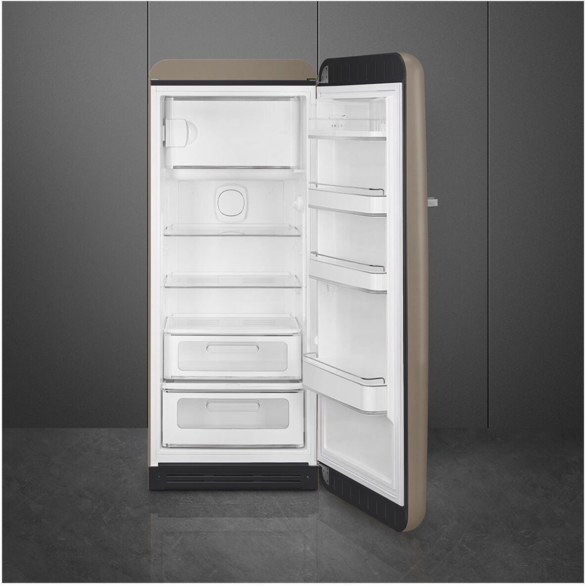 Smeg 270L 50's Retro Refrigerator Taupe FAB28RDTP5 | Greater Sydney Only