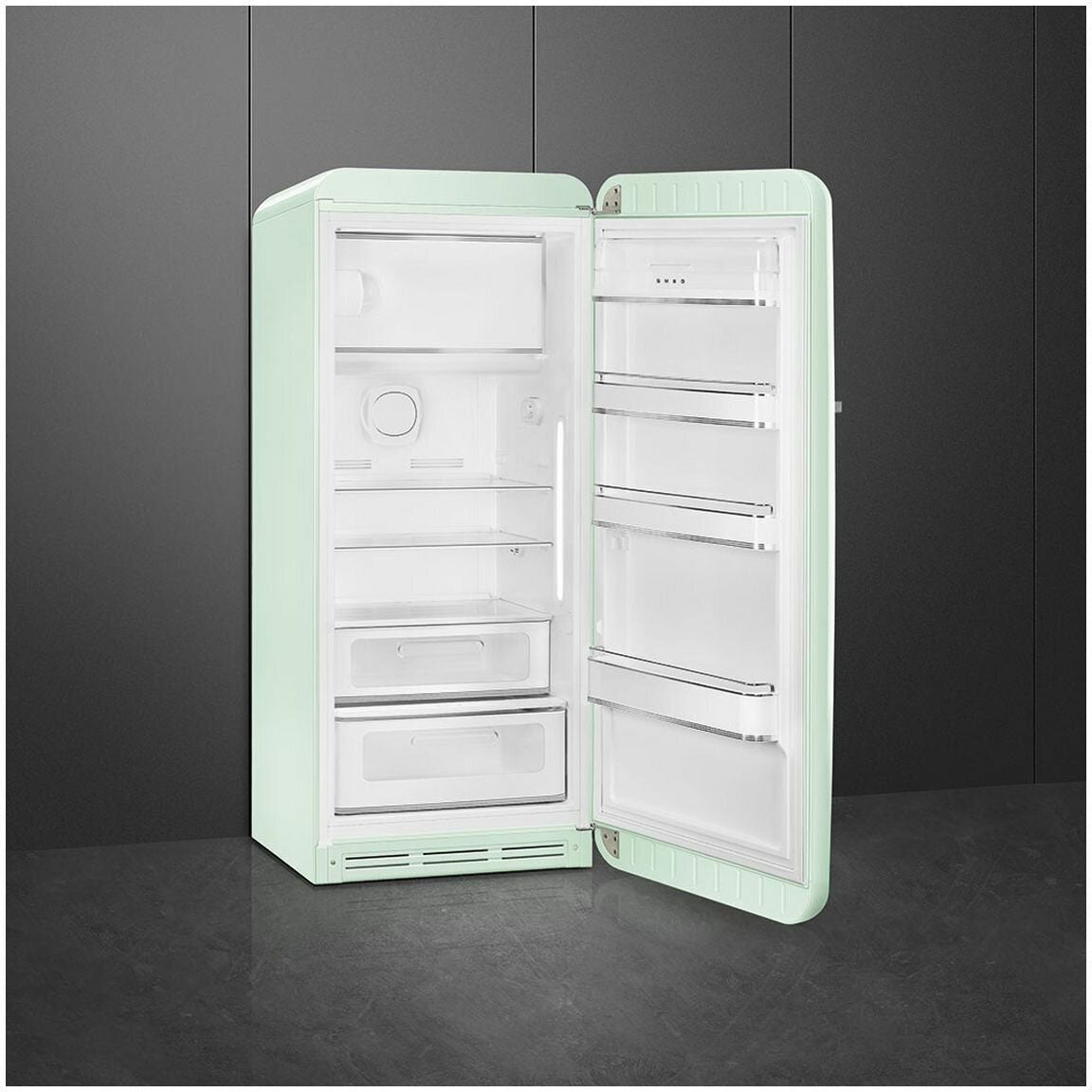 Smeg 270L 50's Retro Refrigerator Pastel Green FAB28RPG5AU | Greater Sydney Only