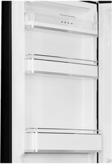 Smeg 331L 50's Bottom Mount Refrigerator Black FAB32LBL5AU | Greater Sydney Only