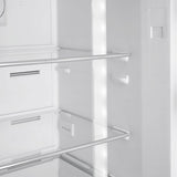 Smeg 331L 50's Bottom Mount Refrigerator Black FAB32LBL5AU | Greater Sydney Only