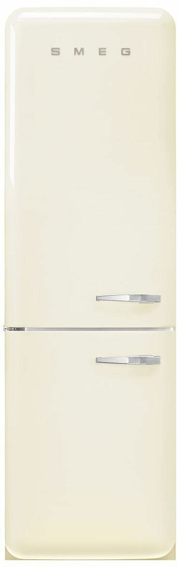 Smeg 331L 50's Bottom Mount Refrigerator Cream FAB32LCR5AU | Greater Sydney Only