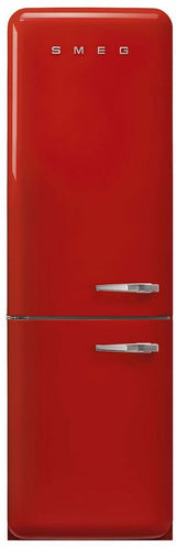 Smeg 331L 50's Bottom Mount Refrigerator Red FAB32LRD5AU | Greater Sydney Only