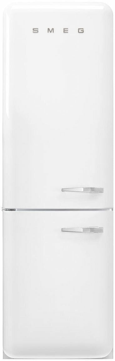 Smeg 331L 50's Bottom Mount Refrigerator White FAB32LWH5AU | Greater Sydney Only