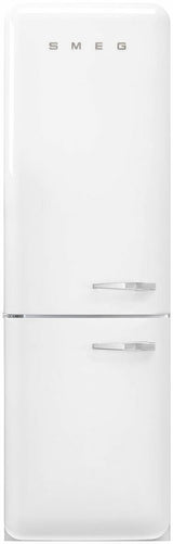 Smeg 331L 50's Bottom Mount Refrigerator White FAB32LWH5AU | Greater Sydney Only