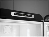 Smeg 331L 50's Bottom Mount Refrigerator Black FAB32RBL5AU | Greater Sydney Only