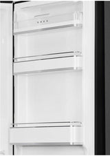 Smeg 331L 50's Bottom Mount Refrigerator Black FAB32RBL5AU | Greater Sydney Only
