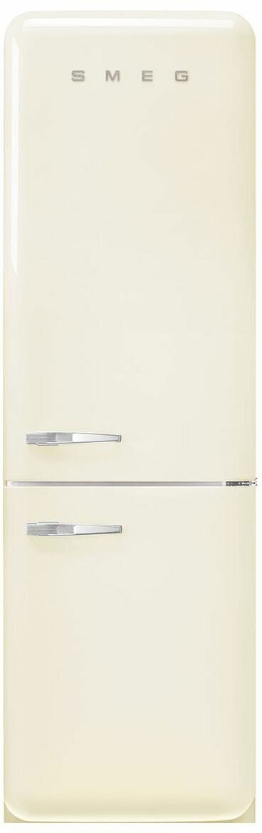 Smeg 331L 50's Bottom Mount Refrigerator Cream FAB32RCR5AU | Greater Sydney Only