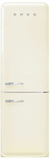 Smeg 331L 50's Bottom Mount Refrigerator Cream FAB32RCR5AU | Greater Sydney Only