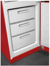 Smeg 331L 50's Bottom Mount Refrigerator Red FAB32RRD5AU | Greater Sydney Only
