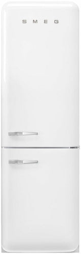 Smeg 331L 50's Bottom Mount Refrigerator White FAB32RWH5AU | Greater Sydney Only