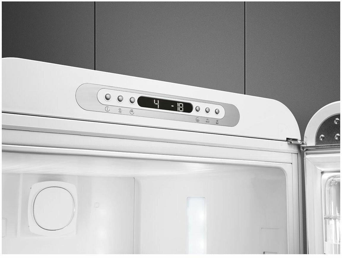 Smeg 331L 50's Bottom Mount Refrigerator White FAB32RWH5AU | Greater Sydney Only