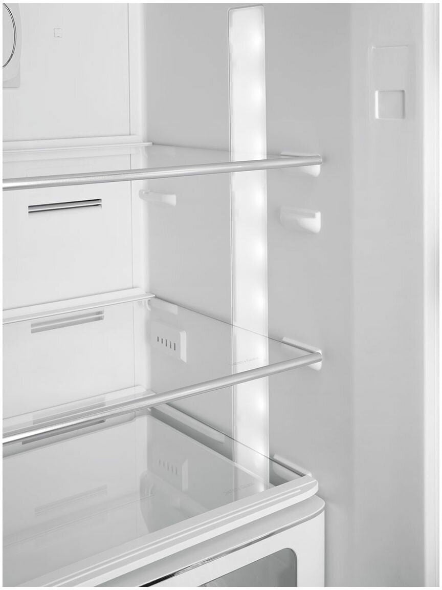 Smeg 331L 50's Bottom Mount Refrigerator White FAB32RWH5AU | Greater Sydney Only