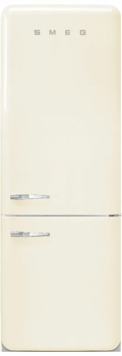Smeg 481L 50's Bottom Mount Refrigerator Cream FAB38RCR5AU | Greater Sydney Only