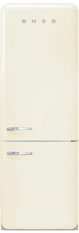 Smeg 481L 50's Bottom Mount Refrigerator Cream FAB38RCR5AU | Greater Sydney Only