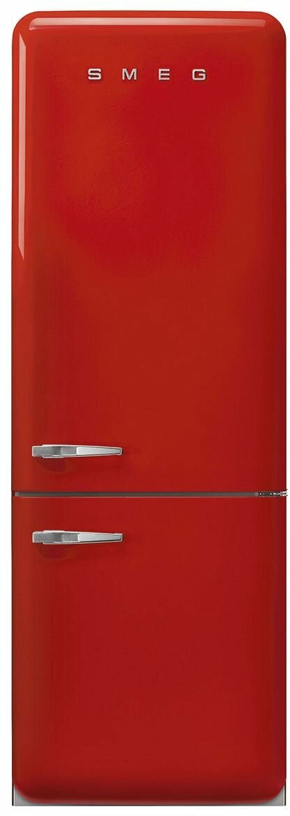 Smeg 481L 50's Bottom Mount Refrigerator Red FAB38RRD5AU | Greater Sydney Only