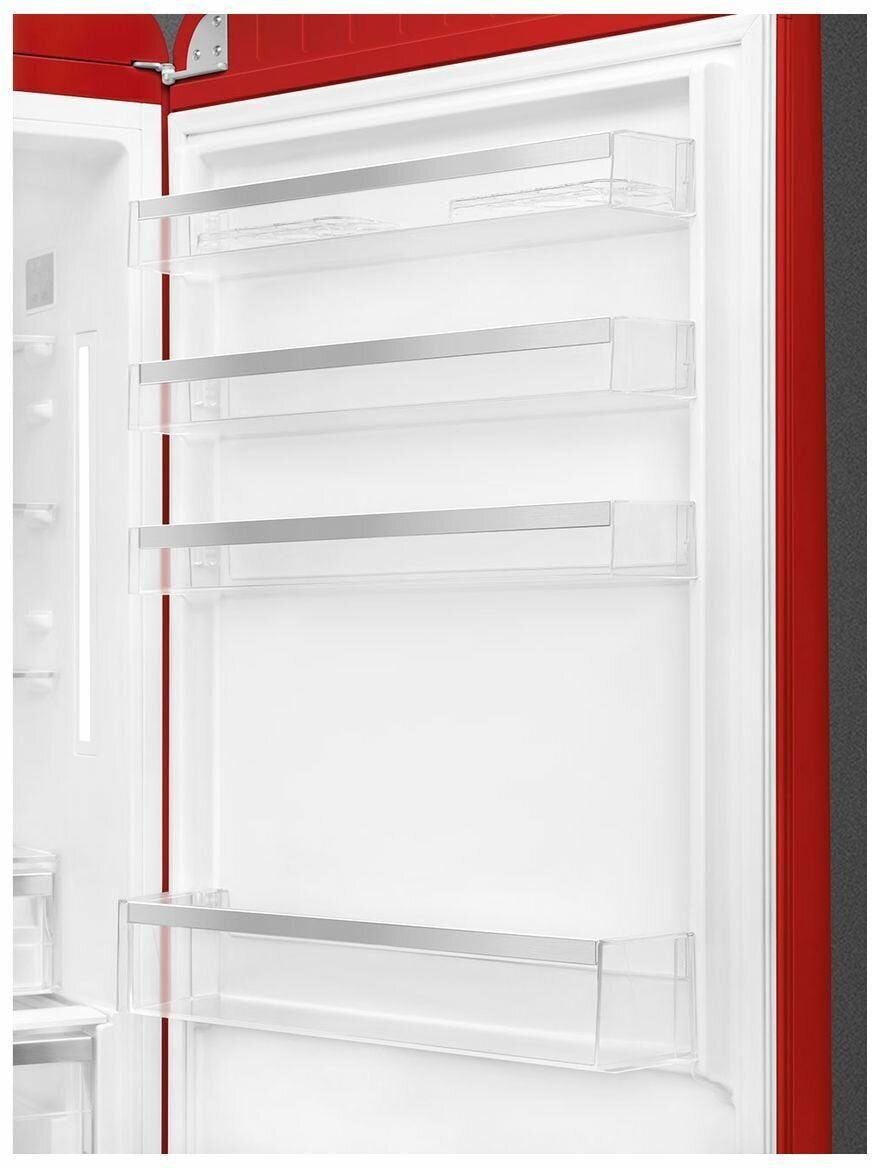 Smeg 481L 50's Bottom Mount Refrigerator Red FAB38RRD5AU | Greater Sydney Only