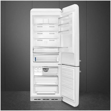 Smeg 481L 50's Bottom Mount Refrigerator White FAB38RWH5AU | Greater Sydney Only