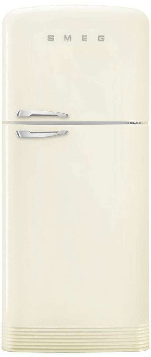 Smeg 524L 50's Top Mount Refrigerator Cream FAB50RCR5AU | Greater Sydney Only