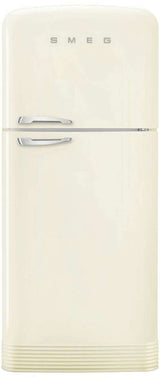 Smeg 524L 50's Top Mount Refrigerator Cream FAB50RCR5AU | Greater Sydney Only
