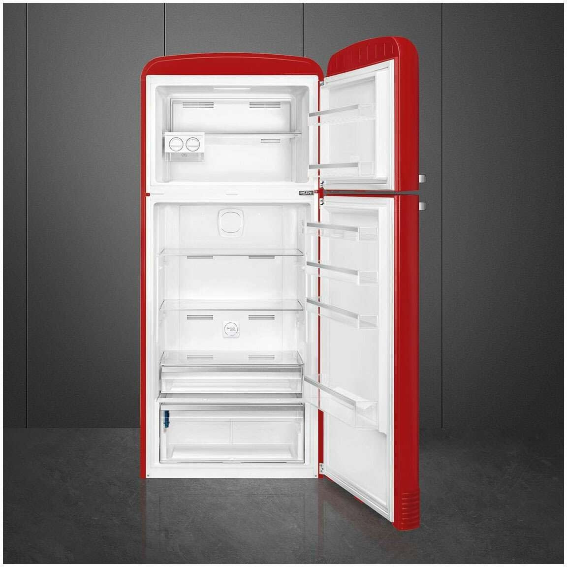 Smeg 524L 50's Top Mount Refrigerator Red FAB50RRD5AU | Greater Sydney Only