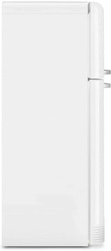 Smeg 524L 50's Top Mount Refrigerator White FAB50RWH5AU | Greater Sydney Only