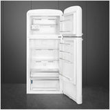 Smeg 524L 50's Top Mount Refrigerator White FAB50RWH5AU | Greater Sydney Only