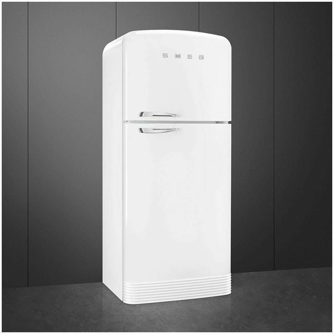 Smeg 524L 50's Top Mount Refrigerator White FAB50RWH5AU | Greater Sydney Only