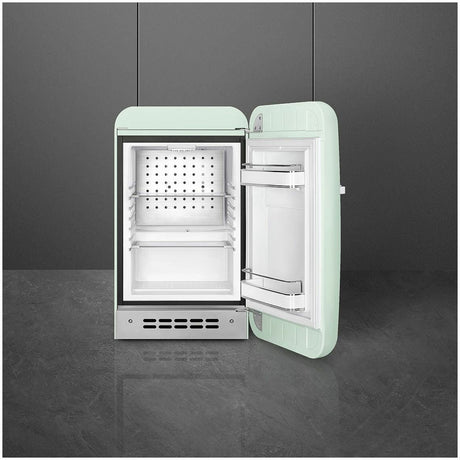 Smeg 34L FAB 50's Retro Style Bar Fridge Pastel Green FAB5RPG5AU