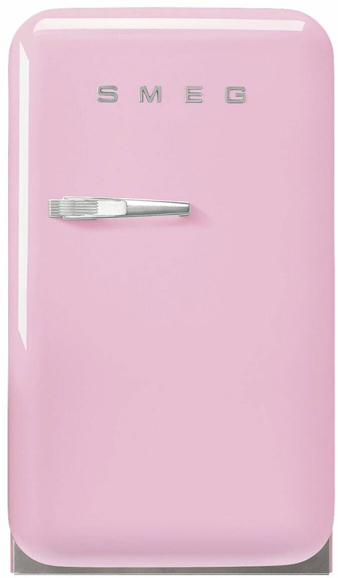 Smeg 34L FAB 50's Retro Style Bar Fridge Pink FAB5RPK5AU