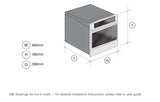 Fulgor 90cm Built-in Electric Oven Stainless Steel FO994X-C