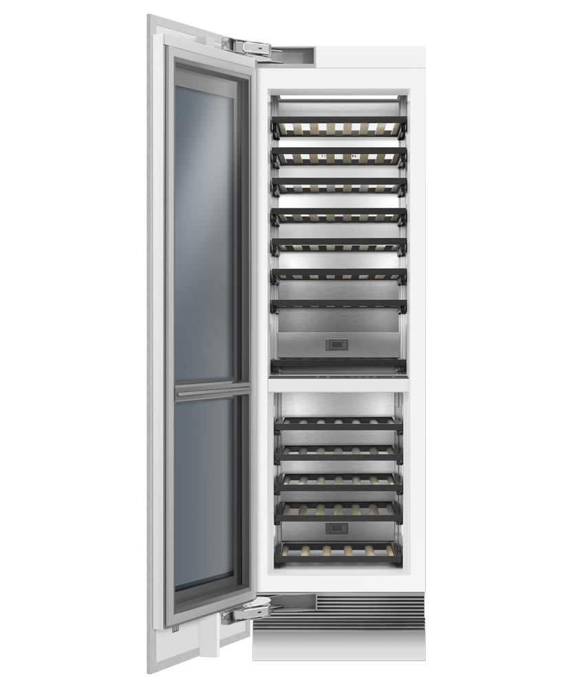Fisher & Paykel 91 Bottle Wine Cabinet Fridge RS6121VL2K1 with door panel