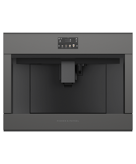 Fisher & Paykel 60cm Built in Coffee Machine Grey Glass EB60MSG1