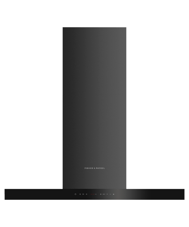 Fisher & Paykel 90cm Box Chimney Wall Rangehood Black HC90DCBB4