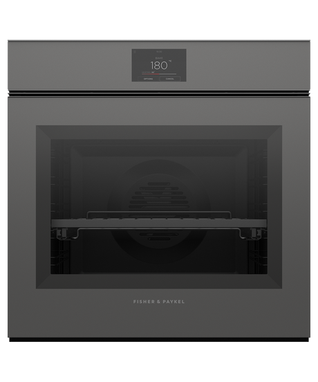 Fisher & Paykel 60cm Minimal Handleless Pyrolytic Oven Grey OB60SMPTNG1