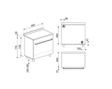 Smeg 90cm 126L Dual Fuel Freestanding Oven/Stove FSP9610X-1